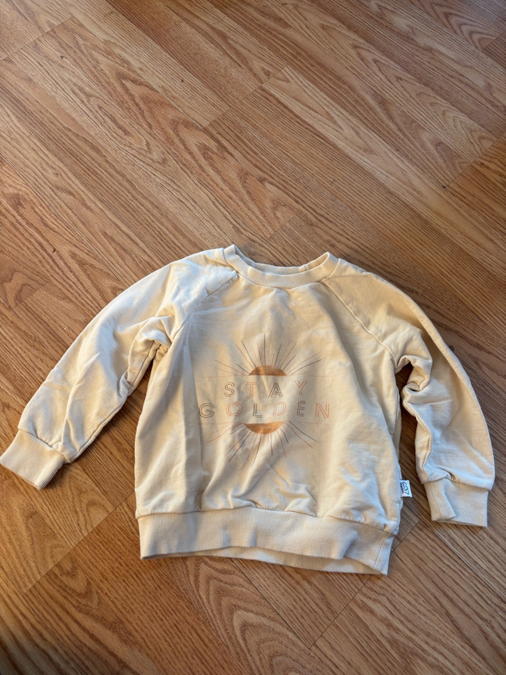 Stay Golden Cream Kids Sweatshirt